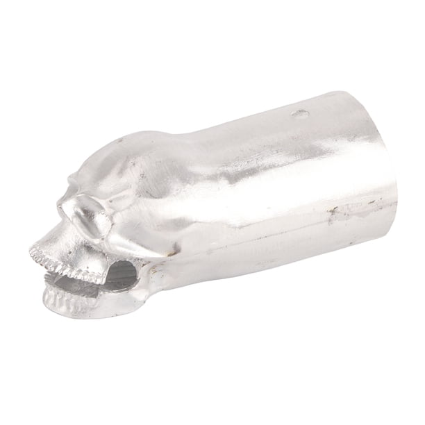 Punta De Escape De Motocicleta Con Forma De Calavera, Punta De Escape Duradera Y Resistente De Alta Dureza, Adorno Ligero Para Motocicleta