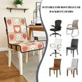 thumbnail image 5 of TSOVTHRID Strawberry Daisy Heart Patchwork Print Quilted Dining Chair Seat Covers Stretchable Soft Chair Cushion Cover Removable Universal Seat Slipcovers with Elastic Band, Set of 1, 5 of 7