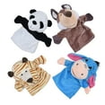 thumbnail image 4 of Juego de 4 marionetas de mano de animales, juguete interactivo para padres e hijos con boca móvil., 4 of 14