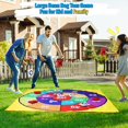 thumbnail image 3 of Juego al aire libre CWLAKON Giant Tic Tac Toe con puf para lanzar 4.5 pies, 3 of 6