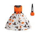 thumbnail image 2 of Cowsor Kids Girl Dress Halloween Costumesdress Dresses Sleeveless Dress Up Short Sleeve Dresses Girl Halloween Family, 2 of 7