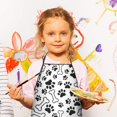 thumbnail image 3 of Pet Paw Print and Bone Kids Aprons for Girls and Boys,Adjustable Neck Strap Toddler Aprons for Kids Cooking Baking, 3 of 7