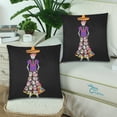 thumbnail image 2 of MKHERT Day of The Dead Throw Pillowcase Pillow Cover Cushion Couver 18x18 inch, Set of 2, 2 of 3