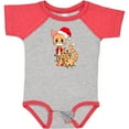 thumbnail image 3 of Inktastic Cute Christmas Cat Tangled in Colorful Lights with Red Hat Boys or Girls Baby Bodysuit, 3 of 5