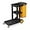 Black, variant on TUFFIOM Traditional Cleaning 3-Shelf Janitorial Cart, 500 Lbs Capacity Housekeeping Cart, Wheeled with Yellow VinylBag and Cover w Lid, Blue,