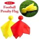 thumbnail image 3 of 4 piezas de bandera de penalización de fútbol, ​​banderas de desafío de fútbol, ​​bandera de árbitro de fútbol para lanzar, accesorio de fiesta (2 rojos y 2 amarillos), 3 of 5