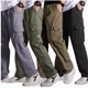 thumbnail image 1 of Jogger Cargo Gabardina Para Hombre Pantalón Casual, 1 of 7