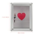 thumbnail image 3 of Fundraising Donation Box with Lock Public Ballot Box Voting Box Suggestion Box, 3 of 7