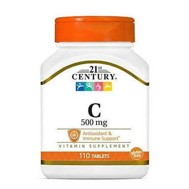 21st Century Vitamin C 500 Mg Tablets, 110 Count, 2 Pack