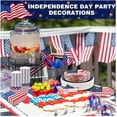thumbnail image 3 of KUKIDSVO 24 Sets 6.5in Plates, 4th of July Disposable Tableware, Patriotic Party Supplies for Independence Day Picnic Dinner(C), 3 of 7