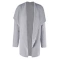thumbnail image 4 of Vedolay Womens Tops Casual Women's Casual Open Front Long Sleeve Work Business Lapel Fashion Jacket,Gray XL, 4 of 5