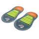 thumbnail image 5 of Cordones de Zapatillas de Running de Silicona Elástica Plana Impermeable Macarena Amarillo, 5 of 8