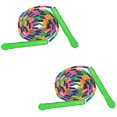 thumbnail image 1 of Long Jump Rope(2 Pack), Soft Beaded Skipping Rope For Kids Adults, Plastic Segmented Jump Rope, 1 of 5