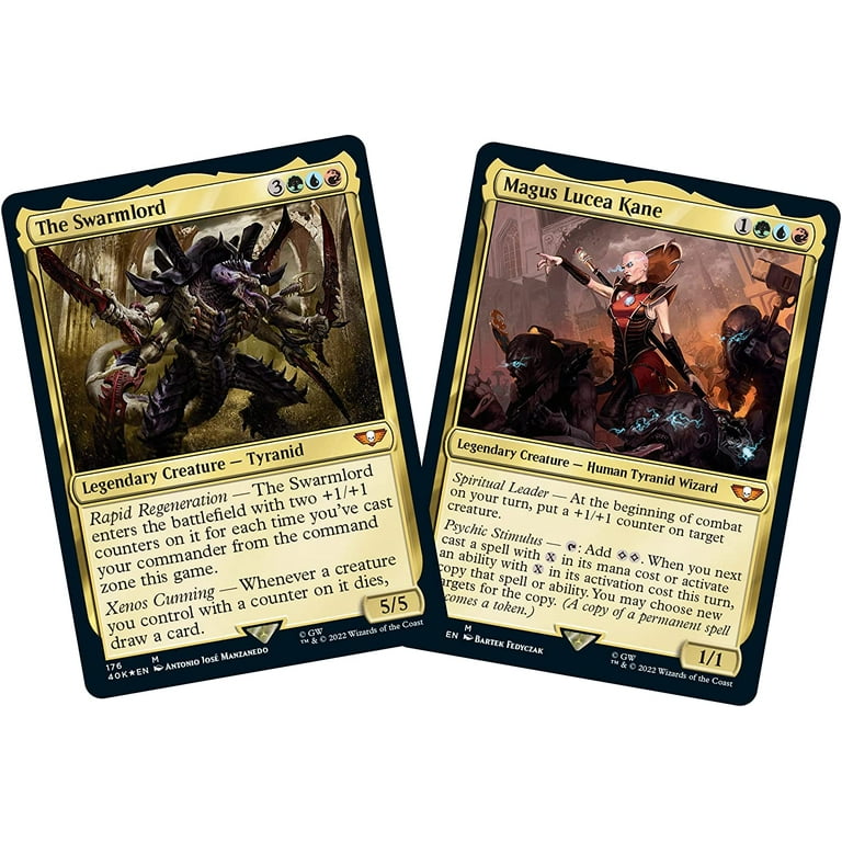 MTG Warhammer 40,000 ティラニッドデッキ 日)ウォーハンマー40,000統率者デッキ「ティラニッド・スウォーム