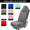 thumbnail image 4 of Funda para Asiento de Coche DXNQ 2 piezas Impermeable Suave Gris 140x77 cm, 4 of 6