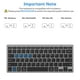 thumbnail image 5 of Teclado inalámbrico OMOTON 2.4G para Win 7/8/10 con USB y tipo C, 5 of 7