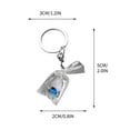 thumbnail image 3 of Kedshhgu Clear Resin Fish Cute Resin Fish Key Chain Water Bag Fish Key Ring, 3 of 3