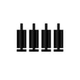 thumbnail image 4 of 4x Sofa Feet Metal Furniture Legs Rustproof Adjustable Height Support Leg for Furniture Modern Style Replacement Couch Legs for Table Chair , black 6cm, 4 of 8