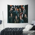 thumbnail image 6 of Stray Kids Wall Tapestry Cartoon Poster Wall Hanging Tapestry for College Dorm Living Room Bedroom Decoration 40x60 Inch, 6 of 7