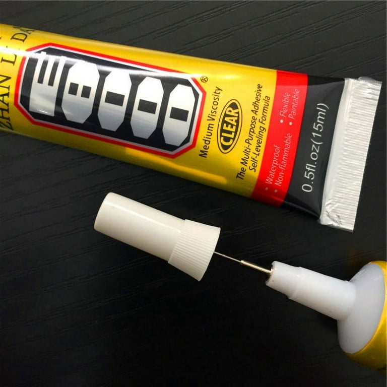 15Ml E8000 Glue Industrial Strength Adhesive Gel with Small Tip for Small  Gluing Projects Diy Craft New