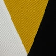 thumbnail image 5 of Parkland Collection Arcas 20x20" Geometric Cotton Throw Pillow in Black/Yellow, 5 of 6