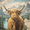 Cow, variant on Misty Mountain Landscape Canvas Print, Suitable for Living Room, Bedroom, Office, Hotel Lobby, Art Studio