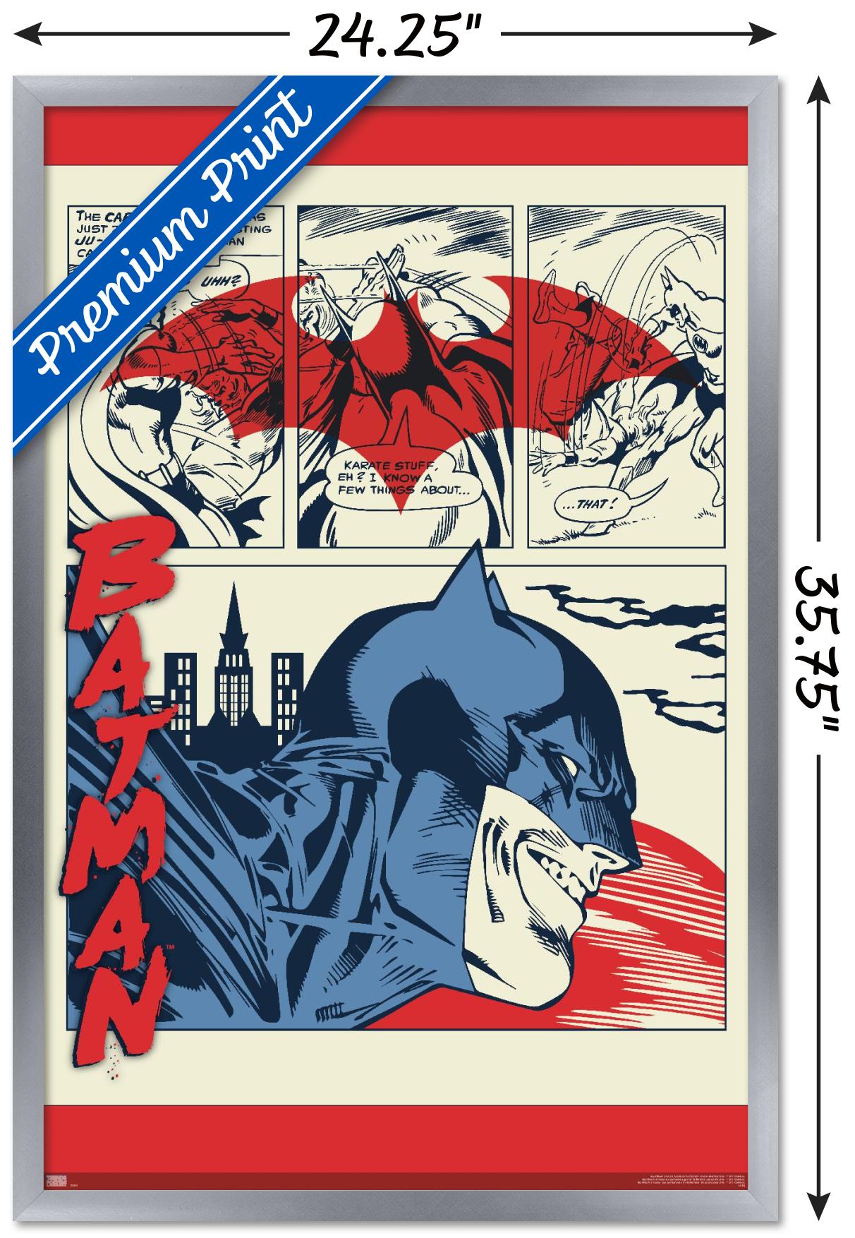 DC Comics Batman - Comics Wall Poster, 22.375" x 34", Framed