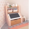 thumbnail image 4 of Step2 Harmony – Coffre à jouets avec couvercle-tableau, organisateur de jouets et espace de rangement pour activités, pour tout-petits et enfants (dès 2 ans) – Rose, 4 of 8