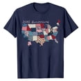 thumbnail image 3 of MuXiKeJi Clothes 250th Anniversary of The United States of America Womens T-Shirt Patriot, 3 of 4