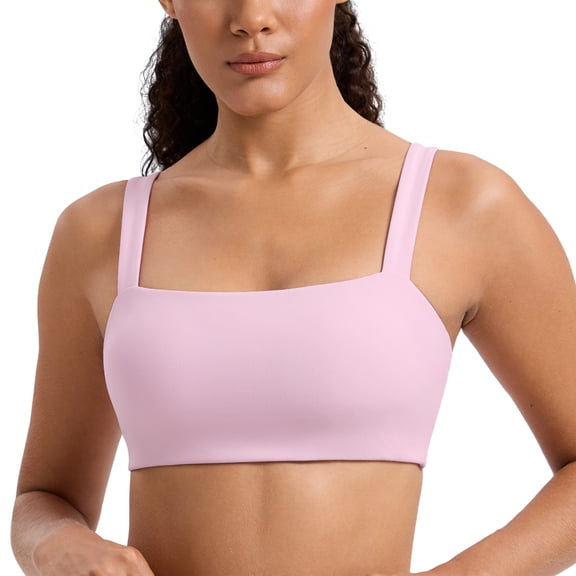 CRZ YOGA Butterlift Minimal Square Sports Bras For Women