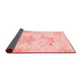thumbnail image 2 of Ahgly Company Indoor Rectangle Abstract Red Modern Area Rugs, 2' x 4', 2 of 4