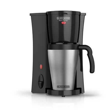 Black And Decker Stainless Steel Coffee Maker black decker brew n go personal coffeemaker with travel mug black stainless