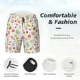 thumbnail image 3 of Vsdgher Dessert for Mens Swim Trunks with Compression Liner Swim Shorts Swim Suits Board Shorts-3X-Large, 3 of 6