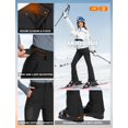 thumbnail image 4 of Pantalones de esquí de nieve Moosehill para mujer, resistentes al agua, con forro polar, 4 of 9
