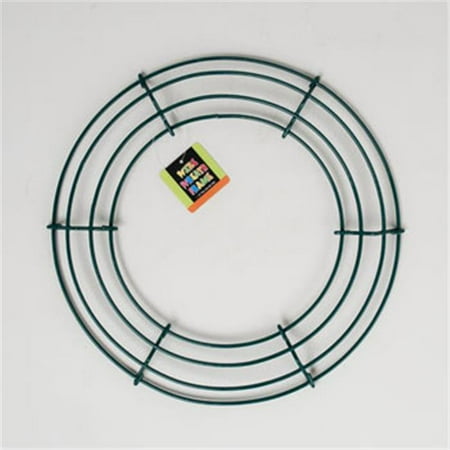 Ddi G28152n Wreath Frame Wire Round Green 14 25in Dia 2mm Craft Ht