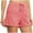 Watermelon Red, variant on Summer Running Shorts for Women High Waisted Bike Shorts Workout Shorts Yoga Short Workout Quick Dry Athletic Gym Shorts Drawstring Shorts for Women with Pockets
