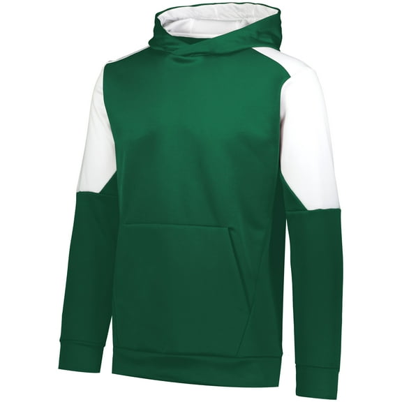 Holloway Sportswear L Boys BLUE CHIP HOODIE Dark Green/White 222640