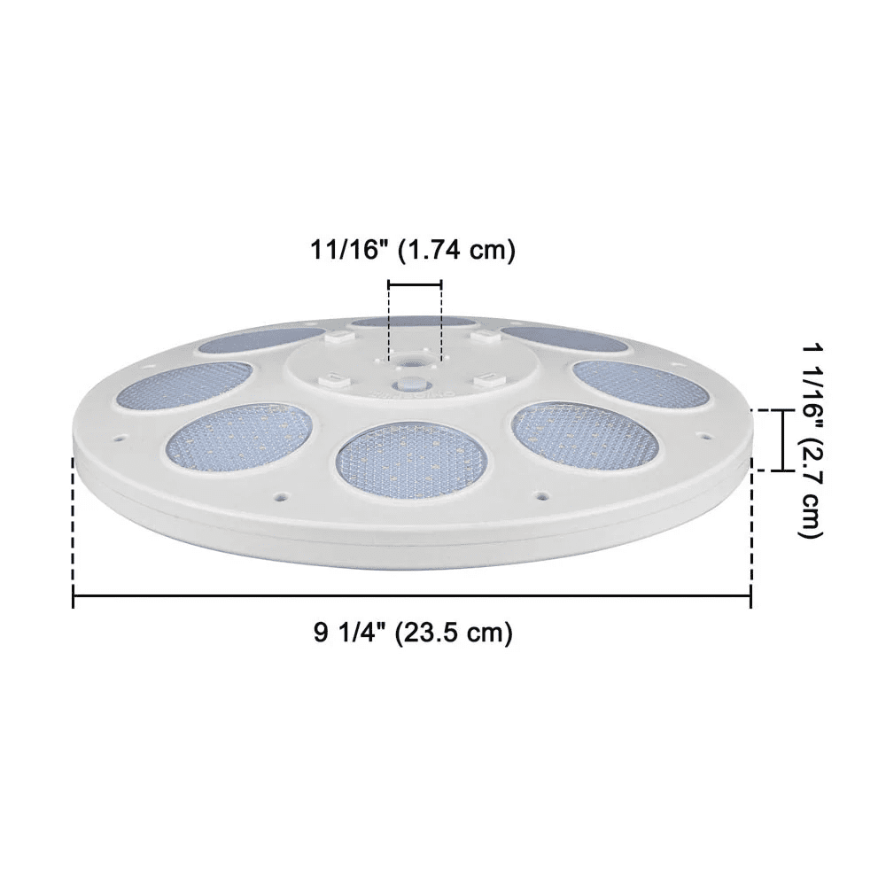 Flagpole Light Topper Hole 11/16" 136LED