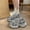 Grey, variant on Women's Height-Increasing Sneakers with Thick-Soled Lift - Korean Style Low-Top Lace-Up Breathable Mesh & Upper, Cushioned Sole for Height - Casual Sneakers for Spring 2025, Women Shoes