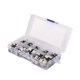 thumbnail image 2 of Sailing Kit surtido de condensadores electrolíticos de aluminio SMD de 180 piezas, 10 valores 16-50 V 1 uF/4,7 uF/10 uF/22 uF/47 uF/100 uF/220 uF/330 uF/470 uF/1000 uF, con caja de plástico, 2 of 5