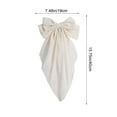 thumbnail image 3 of Bow Curtain Tiebacks with Bowknots | Set of 1 | Holiday Wedding Party Decorations for Home | 7.48x15.75 Inches | Pink Red Blue Green Yellow Beige Coffee Purple, 3 of 9