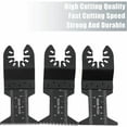 thumbnail image 4 of Paquete de 20 hojas de sierra oscilantes profesionales para madera/metal, multiherramienta universal con liberación rápida para Fein Multimaster, Ryobi, Milwaukee, Bosch, Dremel, Dewalt,, 4 of 5