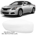 thumbnail image 3 of Rearview Mirror Cover for Altima L33 2013-2018, 2PCS White Side Mirror Cover, Scratch Rain Resistant Rear View Mirror Cover Replacement, 3 of 7