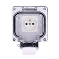 thumbnail image 3 of Outdoor Socket, 250V 16A Power Outlet Box  Sealing  For Workshops For Gardens, 3 of 8
