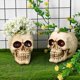 thumbnail image 2 of Skull Planter Skull Shape Planter Flower Arrangement Pot Small Flower Pot Plant Container, 2 of 3