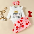 thumbnail image 2 of Dagaeig 24 Months Baby Girl Clothing 3 Months Baby Girl Clothes Long Sleeve Romper Set Floral Fall Outfits Cute Baby Clothes Girl(White,3-6 Months), 2 of 9