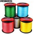 thumbnail image 2 of PROBEROS 300/500m Ultra-Strong Fishing Line: Wear-Resistant, 4-Strand PE Braided for Long-Distance Casting & Multi-Load Capacity Green 300M 0.45MM-70LB, 2 of 6