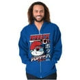 thumbnail image 3 of The Smurfs Cool Kanji Big Poppa Zip Hoodie Sweatshirt Men Brisco Brands L, 3 of 6