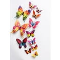 thumbnail image 3 of Openpig 12 PCS Butterfly Wall Decor Butterfly Garden Ornaments Outdoor Indoor Metal Wall Art Decor Home Decorative Hanging Decorations for Room Yard Fence, 3 of 5