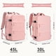 thumbnail image 3 of Mochila de viaje coowoz, grande, impermeable, 45 L, para mujeres y hombres, 3 of 9